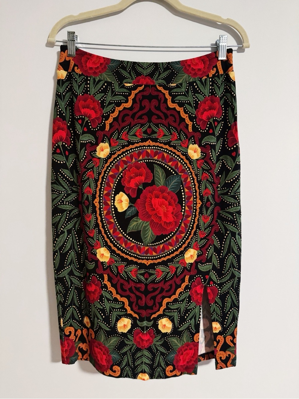 Farm Rio for Anthropologie - Naia Slim Midi Skirt - Picture 4 of 7